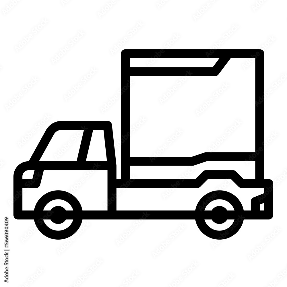 Fototapeta premium Cargo car icon