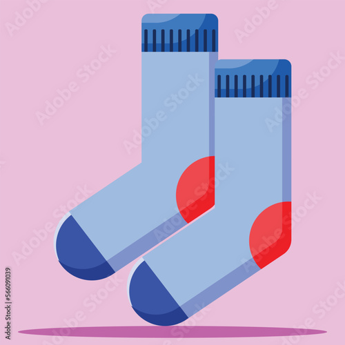Socks icon. Subtable to place on winter, fashion, etc.