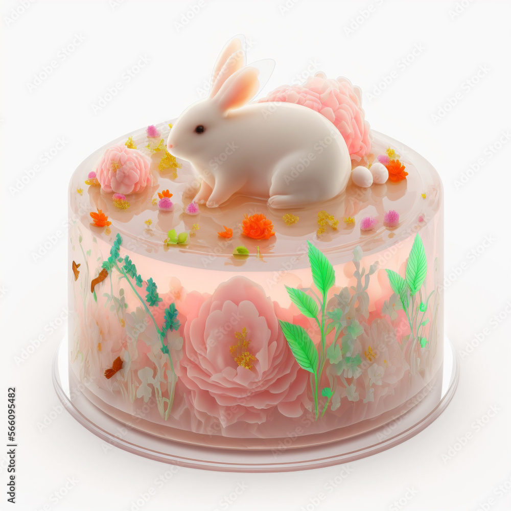 Easter Bunny Jelly Cake