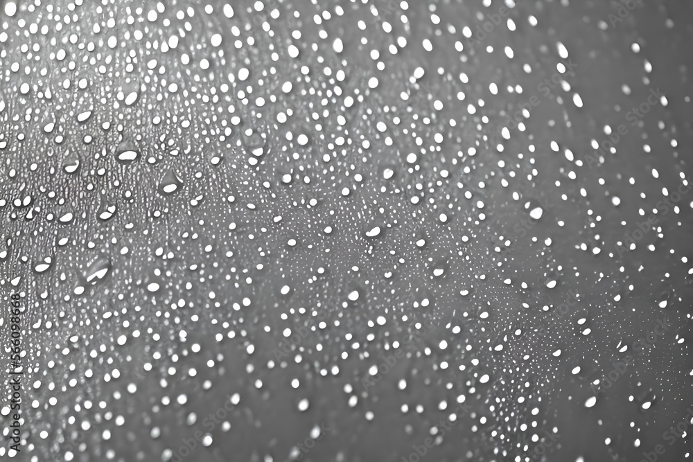 water drops on white wall surface creating texture. Generative AI