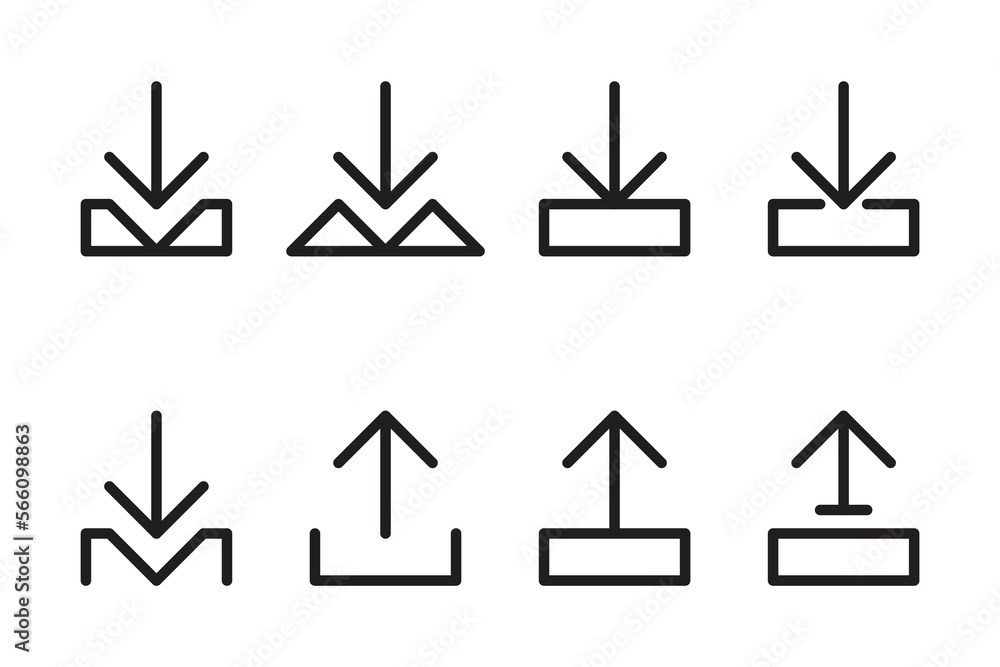 icon illustration set.
download and upload arrow lines. icon illustration set.
download and upload arrow lines.