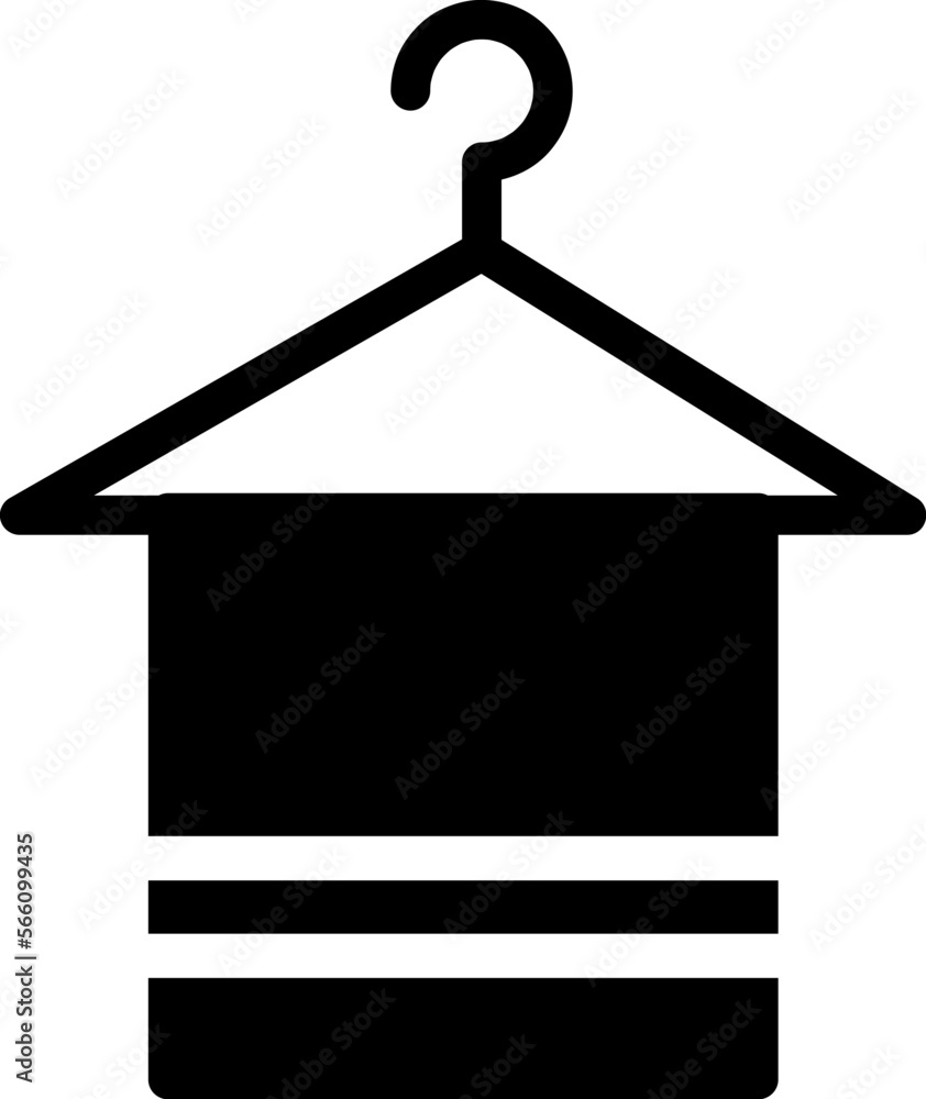 Hanger with towel icon vector trendy style illustration on white background..eps Hanger with towel icon vector trendy style illustration on white background..eps