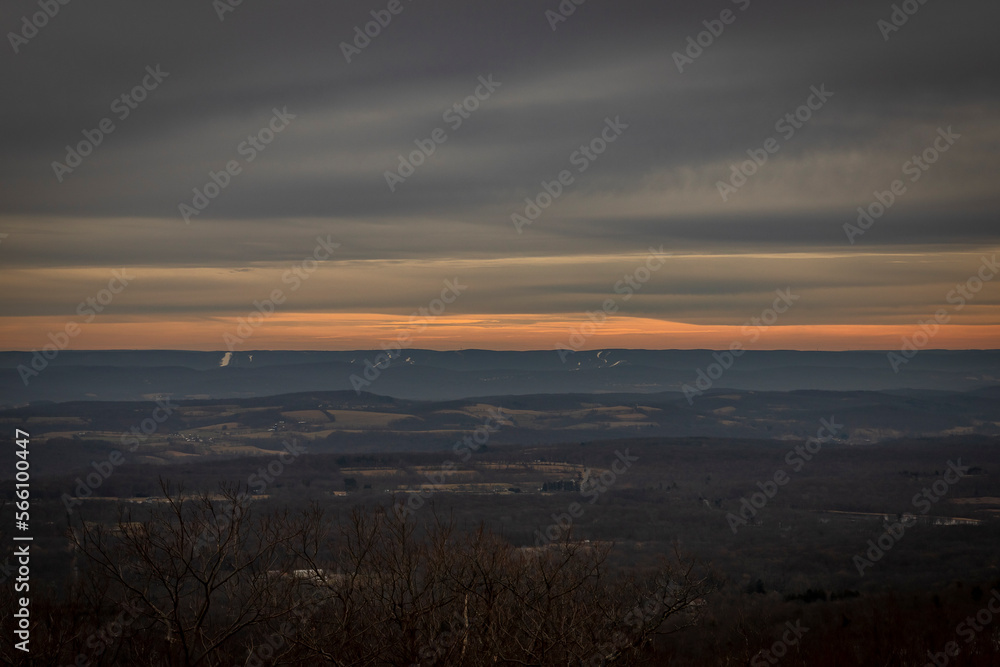 View of Sussex County NJ from High Point Monument in NJ View of Sussex County NJ from High Point Monument in NJ