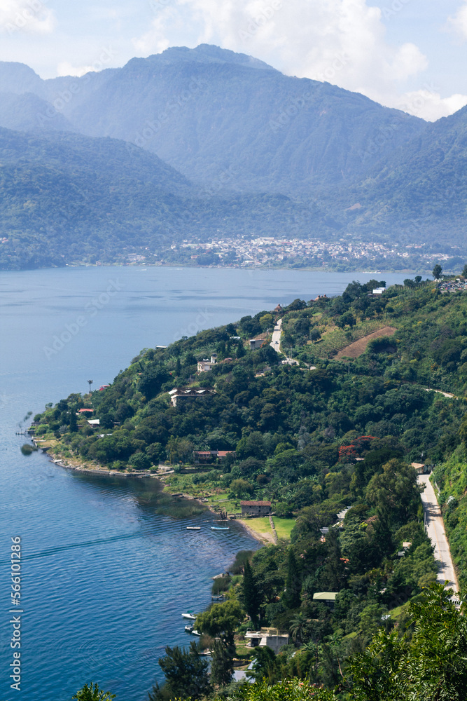 Lake Atitlán landscape view 