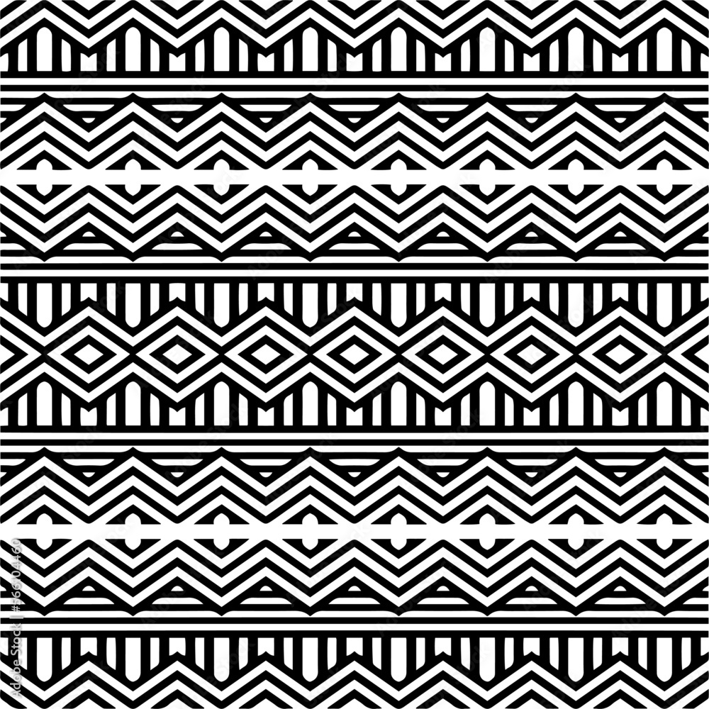 Vector pattern in geometric ornamental style. Black and white color.Seamless repeat pattern.Simple geo all over print block for apparel textile, ladies dress, fashion garment, digital wall paper. Vector pattern in geometric ornamental style. Black and white color.Seamless repeat pattern.Simple geo all over print block for apparel textile, ladies dress, fashion garment, digital wall paper.