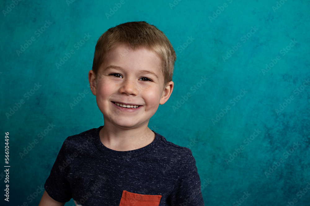 portrait of a smiling child portrait of a smiling child