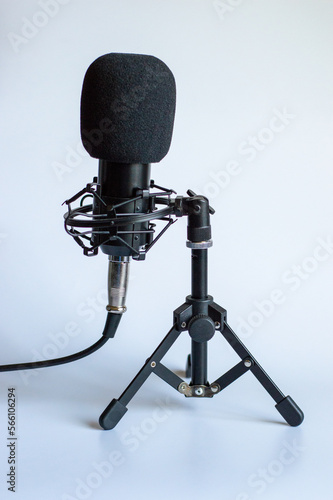 Wallpaper Mural podcast microphone with white background Torontodigital.ca