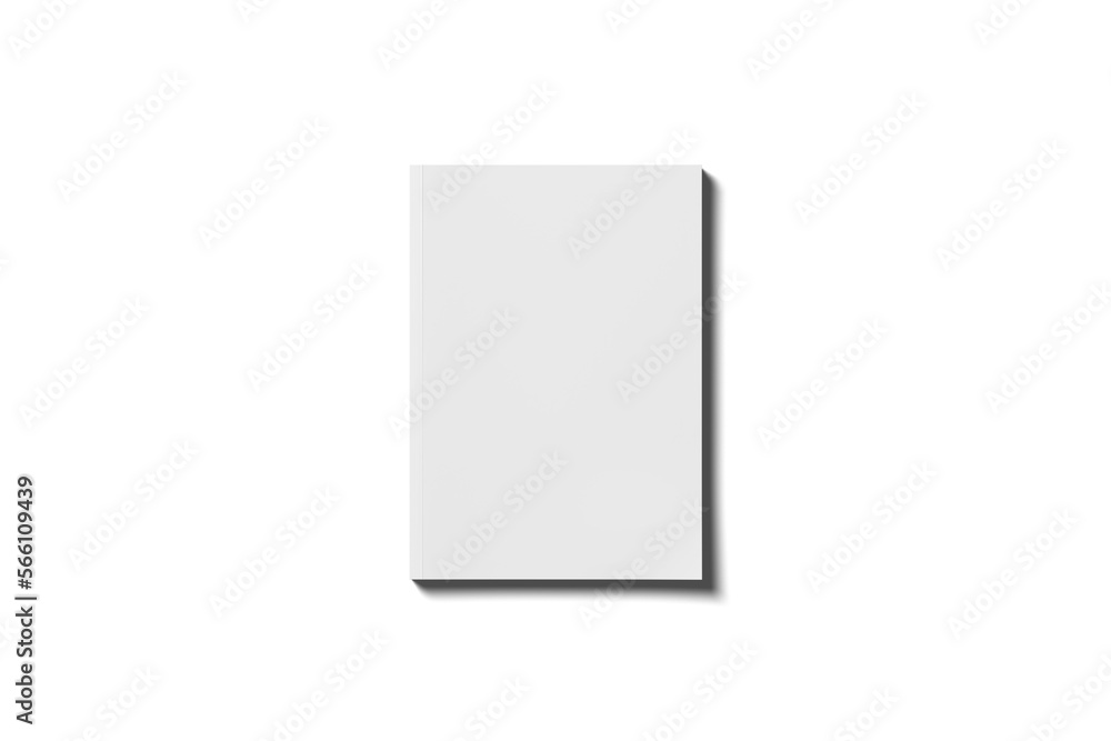 Blank magazine cover mockup top view Blank magazine cover mockup top view