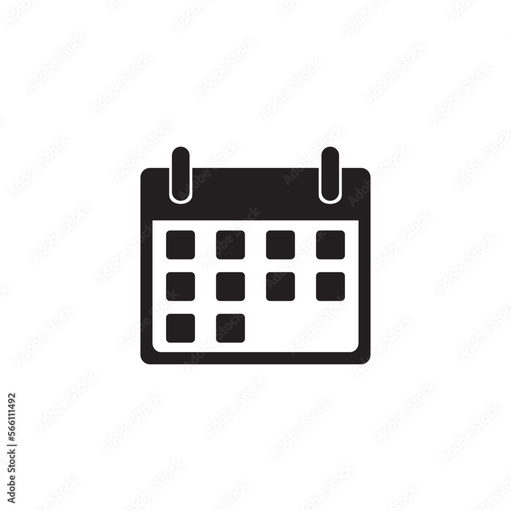 Calendar sign icon, vector illustration Calendar sign icon, vector illustration