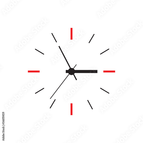 clock icon vector illustration sign