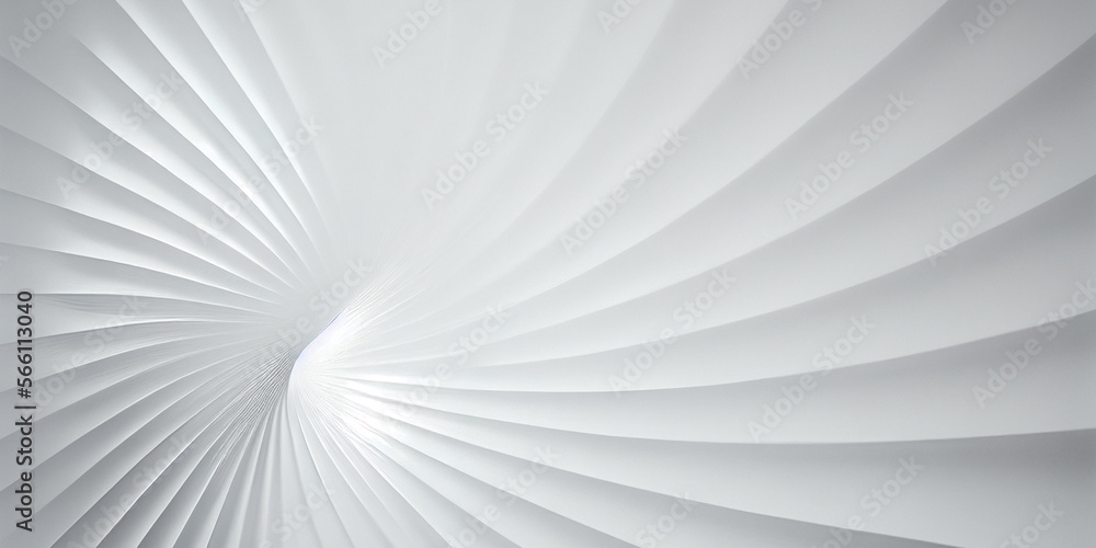 Naklejka premium Modern wallpaper abstract white. 3d rendering of white abstract geometric background. Scene for advertising, technology, showcase, banner, cosmetic, fashion, business, presentation.