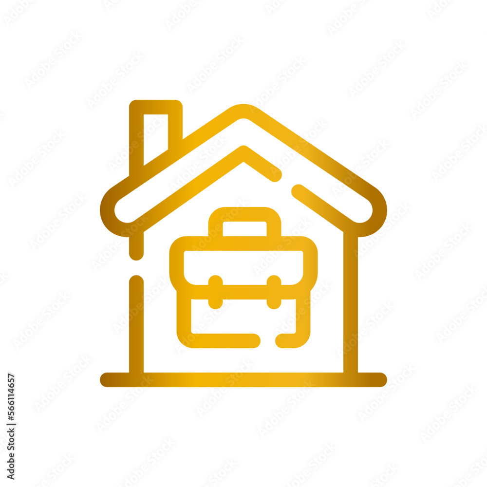 work from home gradient icon work from home gradient icon