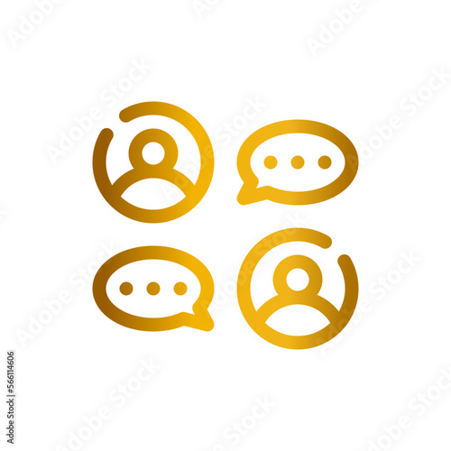 messages gradient icon