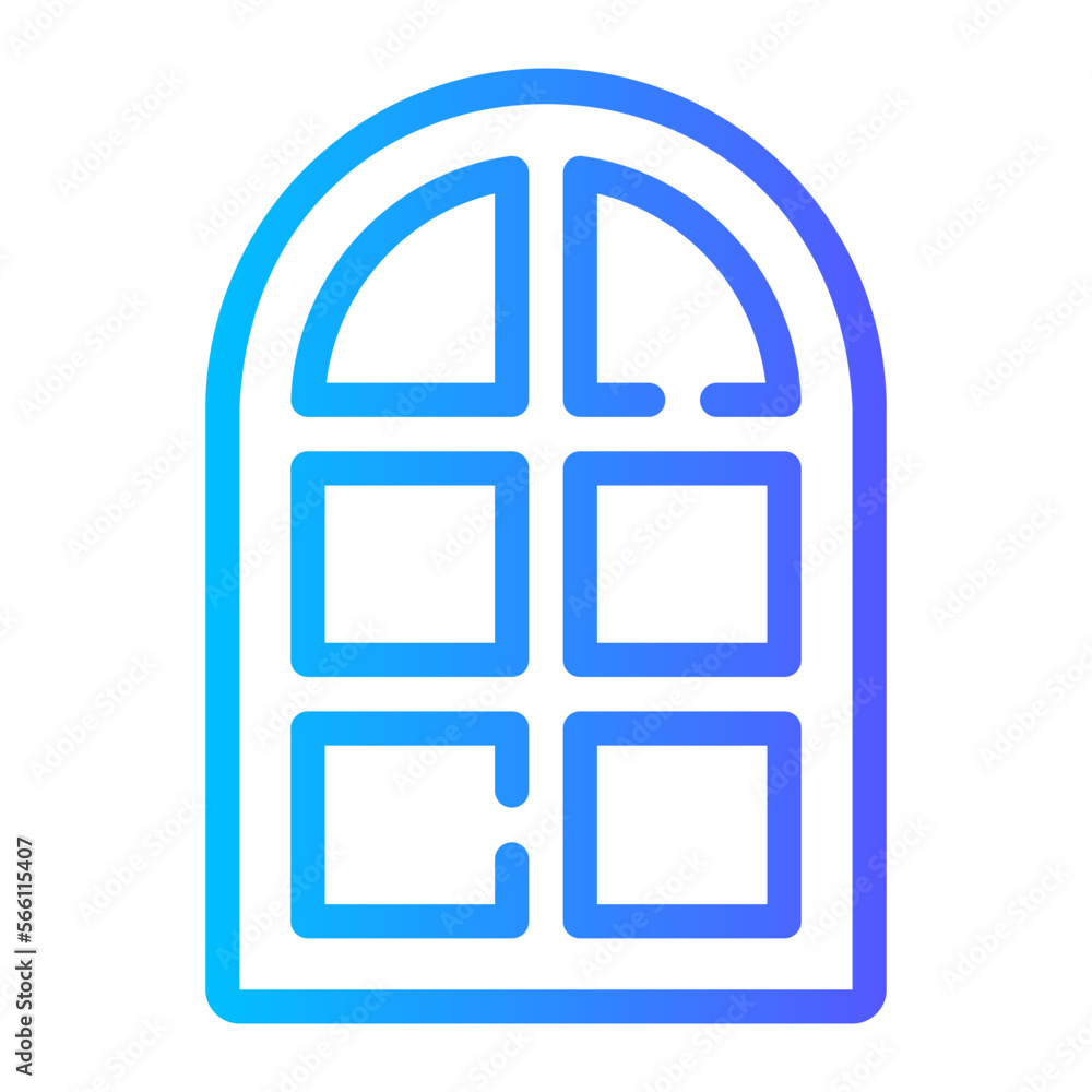 window gradient icon window gradient icon
