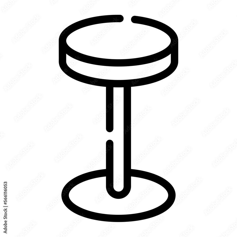 stool line icon stool line icon