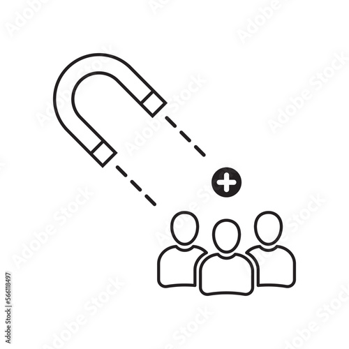 customer marketing attraction icon