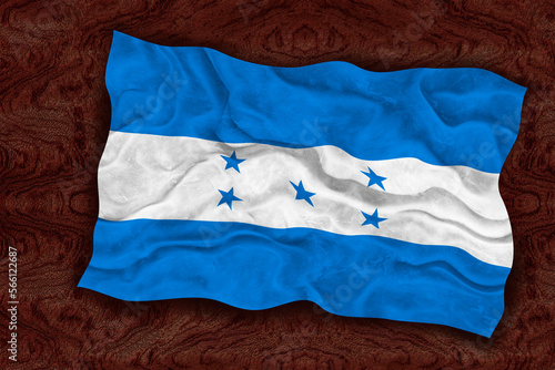 National flag of Honduras.. Background  with flag of Honduras.
