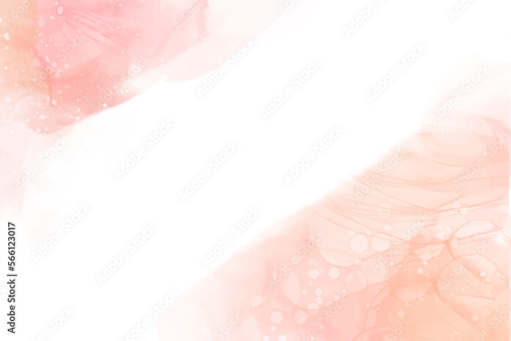 Fototapeta premium Pink abstract background of alcohol ink art painting.