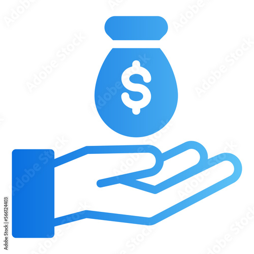 income gradient icon