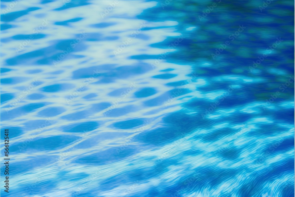 translucent blue water with Generative AI translucent blue water with Generative AI