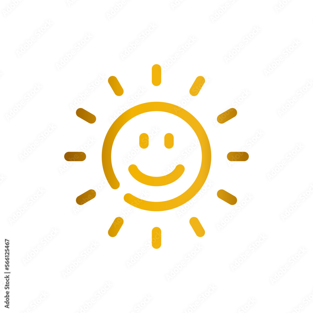 sun gradient icon