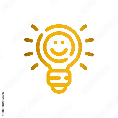 lightbulb gradient icon