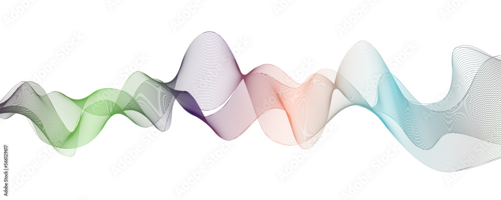 Enhance Designs with the Abstract 3D Smooth Curve Wave Pattern Gradient, on Isolated Background for branding and abstract design elements combination of black, blue, green, red color Enhance Designs with the Abstract 3D Smooth Curve Wave Pattern Gradient, on Isolated Background for branding and abstract design elements combination of black, blue, green, red color