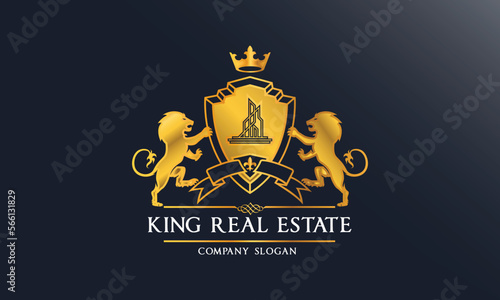 Royal Brand Luxury Crest Logo Template