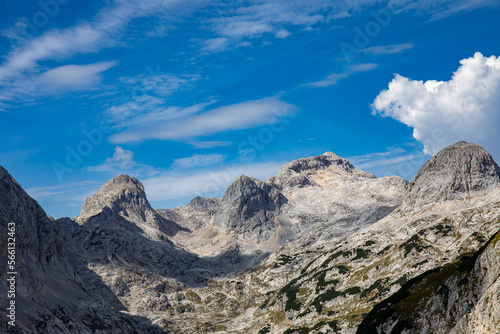 Hiking tour across Plemenice to Triglav