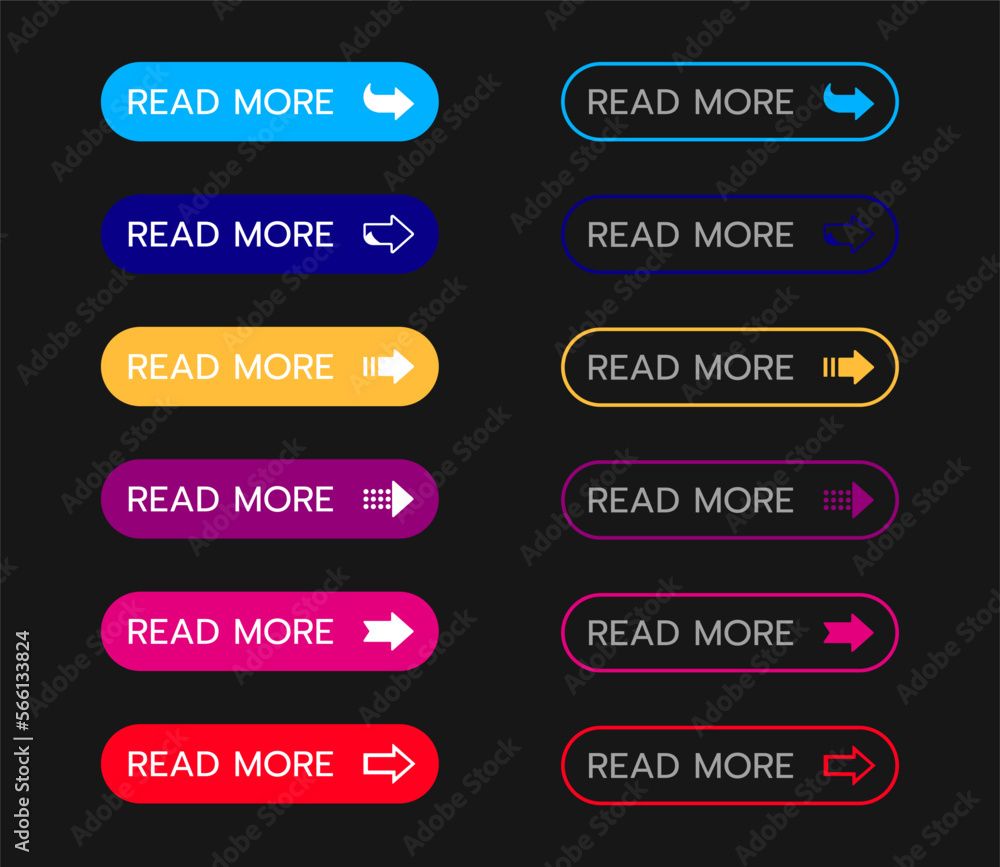 Read more icon vector design for website, label, banner, sticker, design template, icon and logo. no2 Read more icon vector design for website, label, banner, sticker, design template, icon and logo. no2