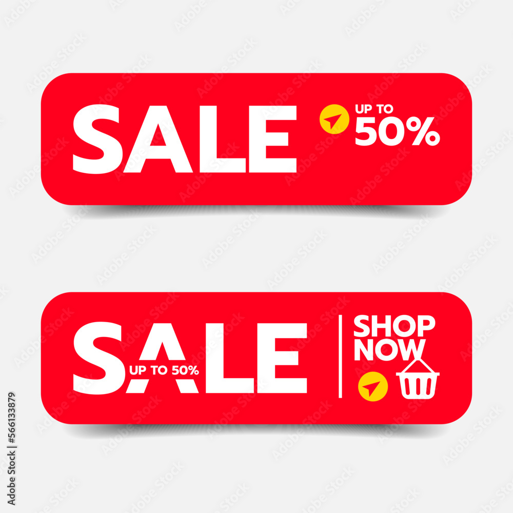 Sale pormotion banner template vector design. Sale pormotion banner template vector design.