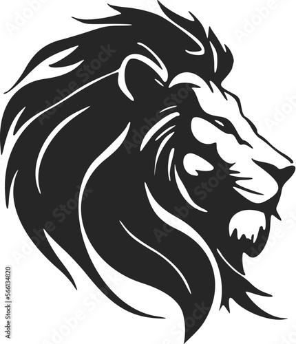Fototapeta Naklejka Na Ścianę i Meble -  Unleash the power of your brand with an elegant lion logo.