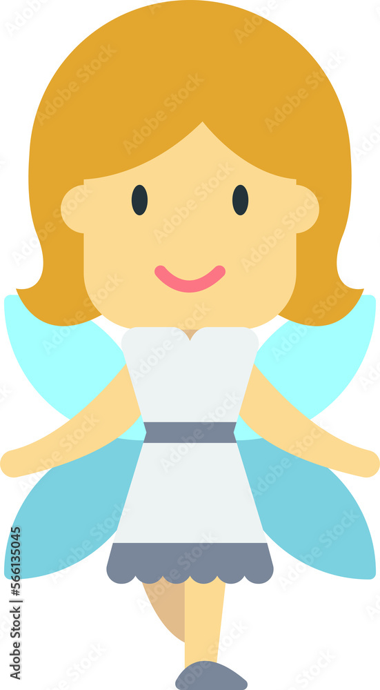 angel illustration in minimal style angel illustration in minimal style