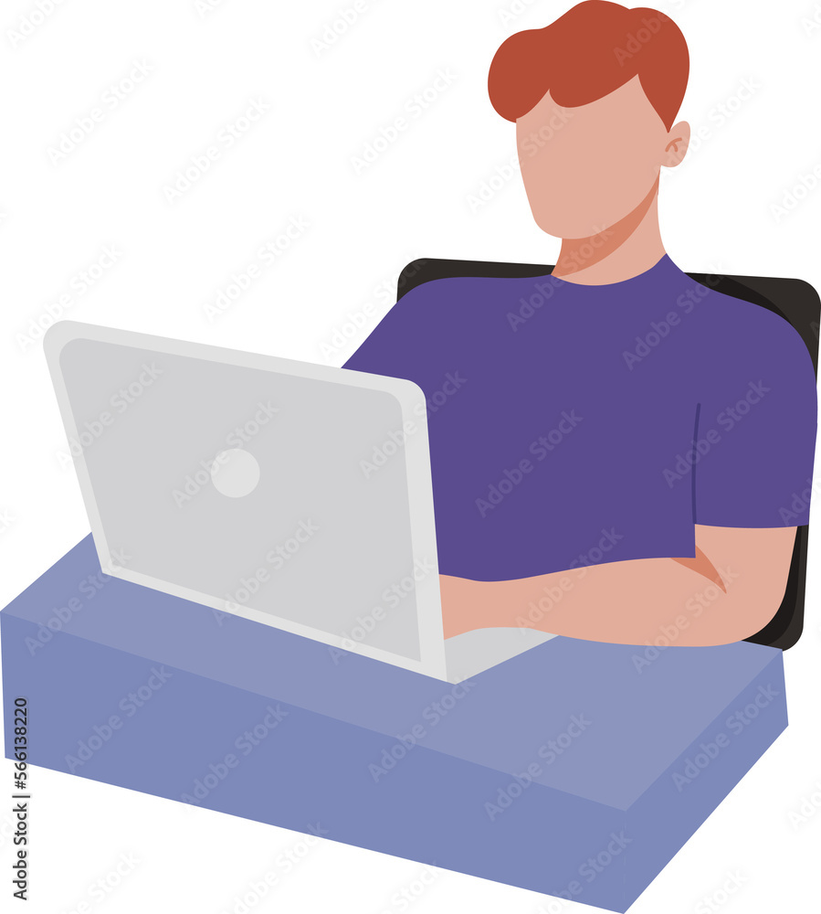 Man working on laptop Man working on laptop