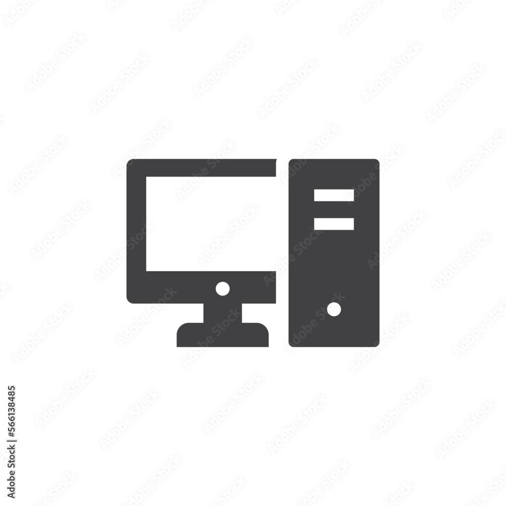 computer icon vector illustration. part of computing icon vector. computer icon vector illustration. part of computing icon vector.