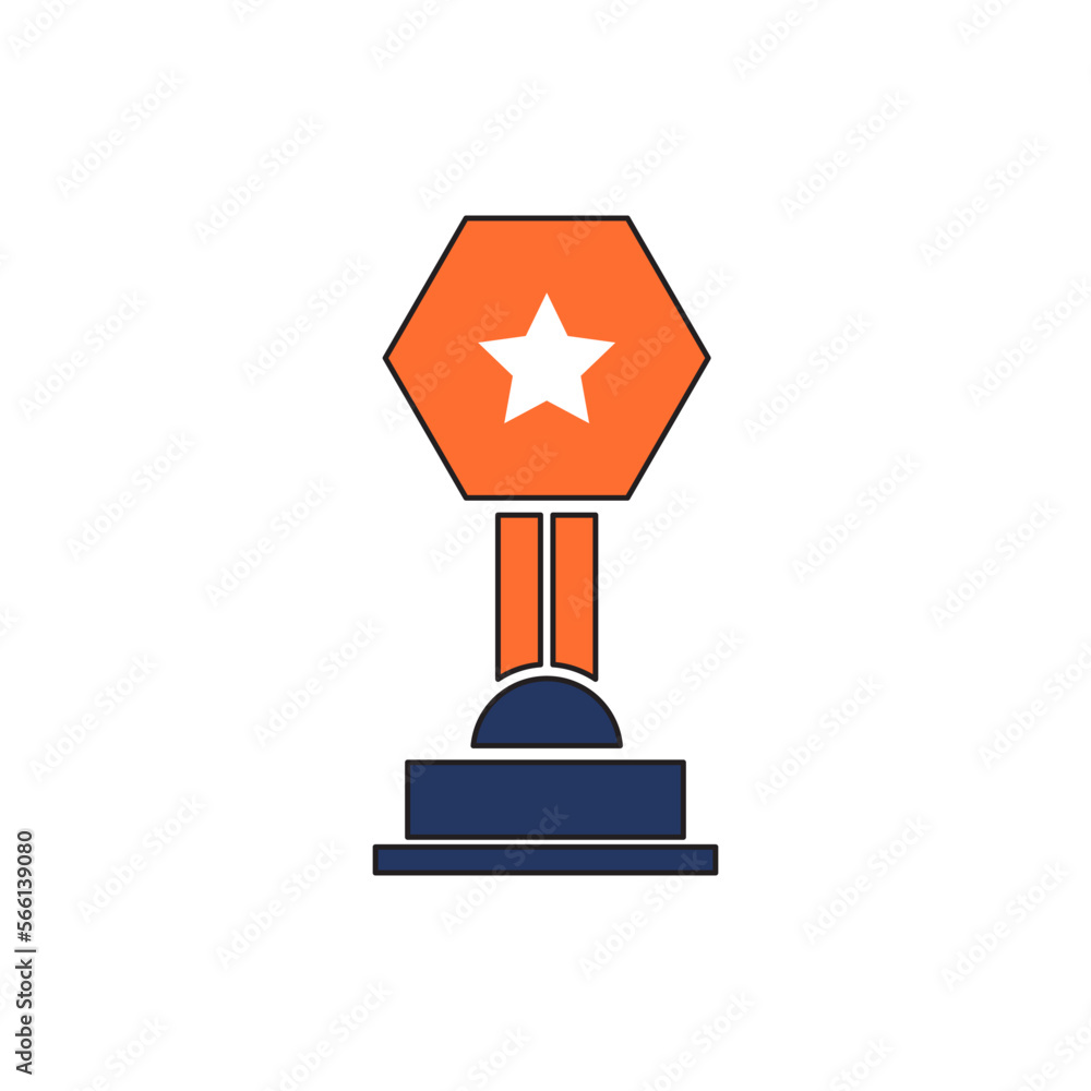 trophy icon vector. trophy icon vector illustration trophy icon vector. trophy icon vector illustration
