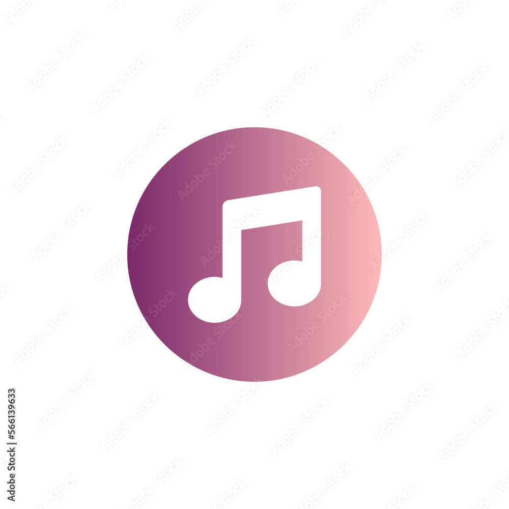 music note icon vector. music note icon vector illustration music note icon vector. music note icon vector illustration