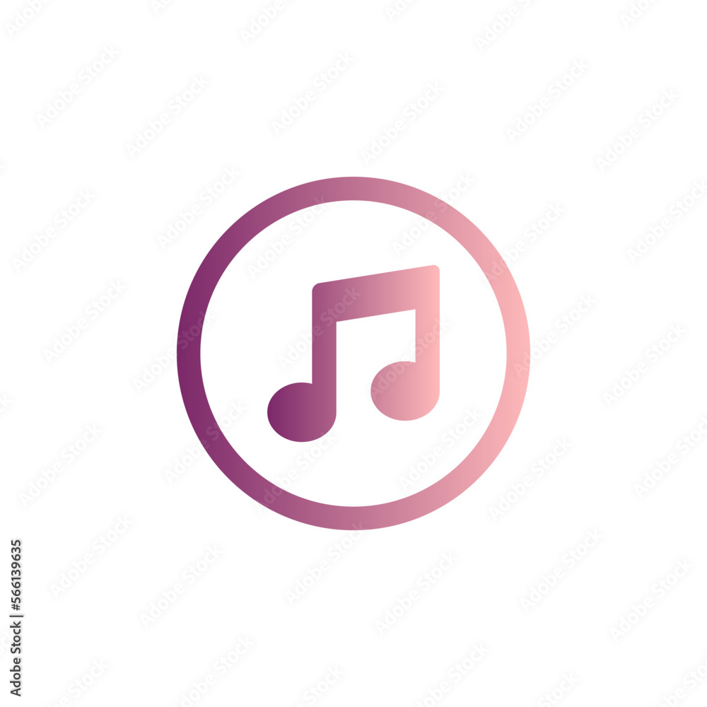 music note icon vector. music note icon vector illustration music note icon vector. music note icon vector illustration