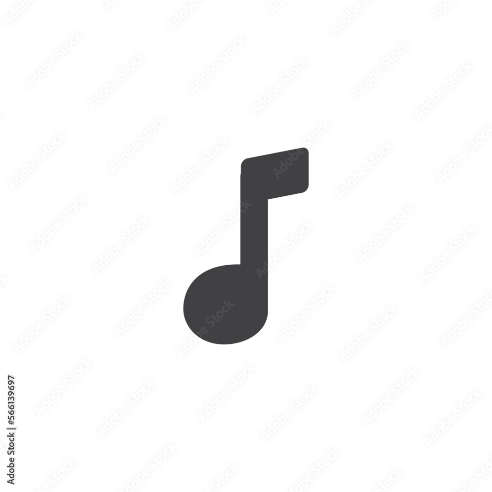 music note icon vector. music note icon vector illustration music note icon vector. music note icon vector illustration