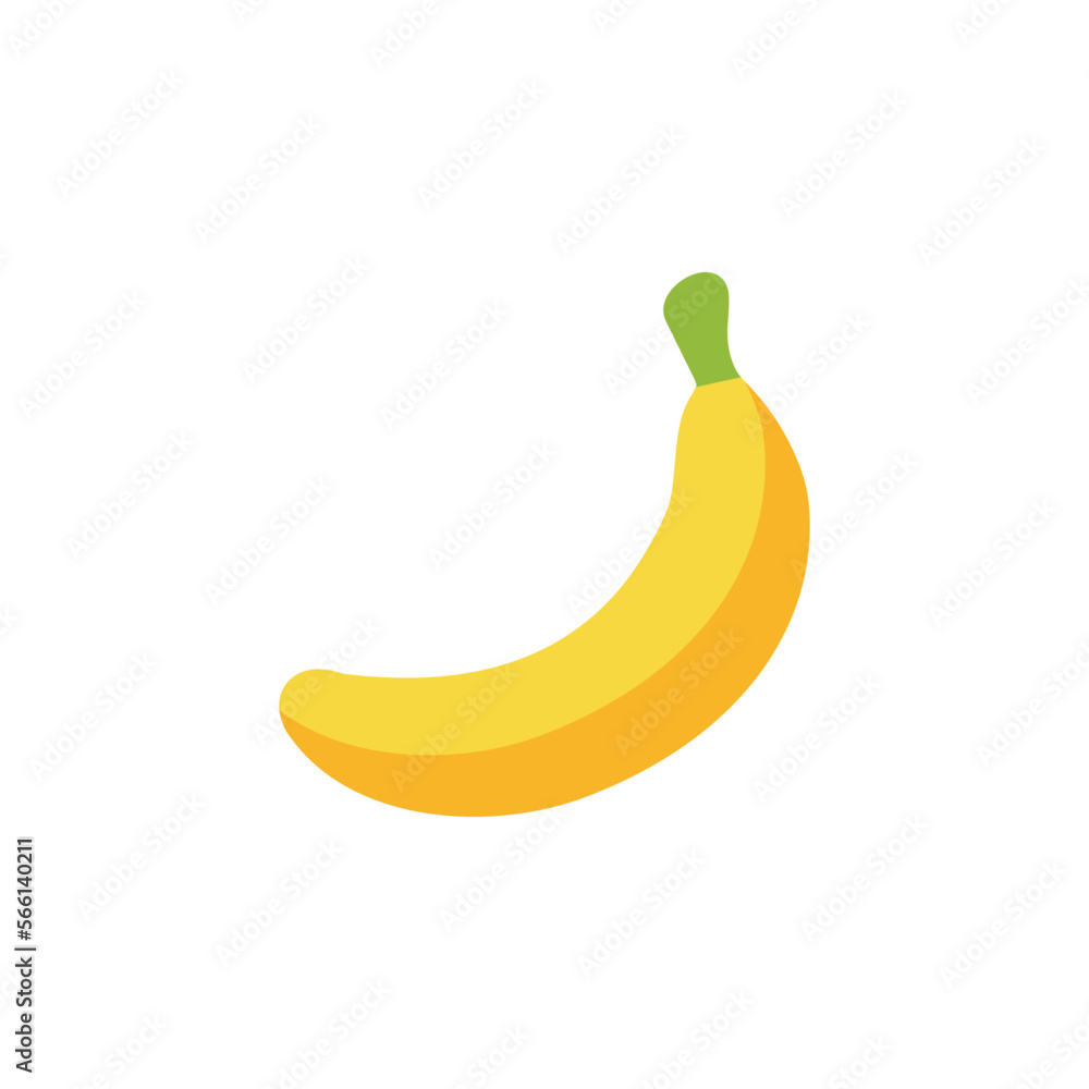 banana icon vector illustration. banana icon vector