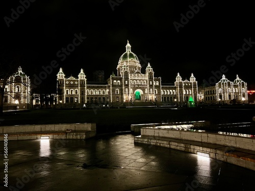 parliament building at night Victoria Bc 