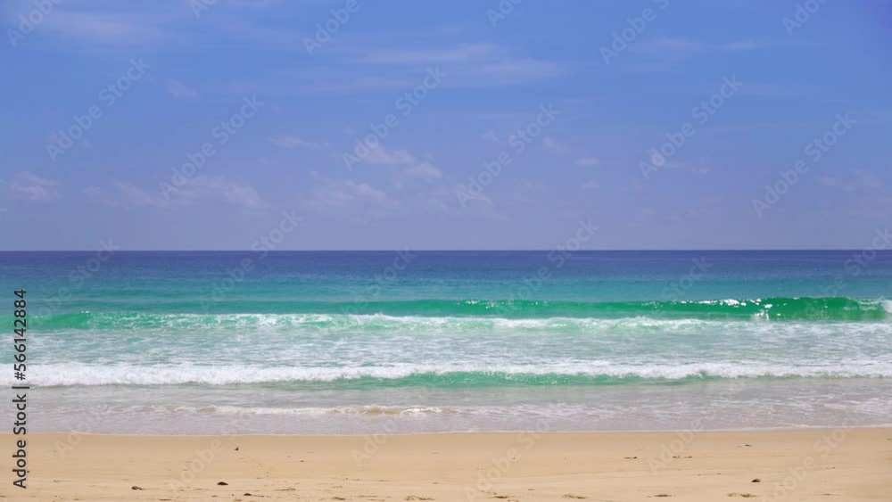 4K High quality video Nature video Tropical sea beach Beautiful ocean sea landscape in good weather in sunny day. 4K High quality video Nature video Tropical sea beach Beautiful ocean sea landscape in good weather in sunny day.
