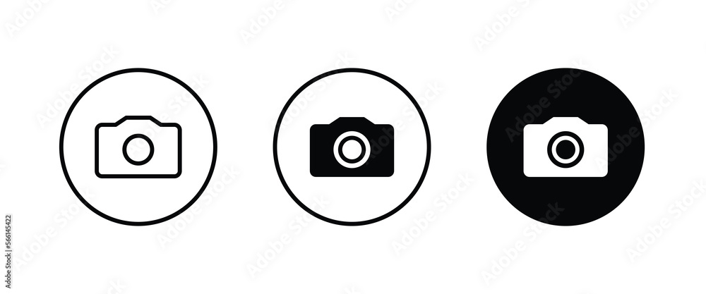Camera icon, photo camera snapshot photography . Instant icon symbol logo illustration,editable stroke, flat design style isolated on white Camera icon, photo camera snapshot photography . Instant icon symbol logo illustration,editable stroke, flat design style isolated on white