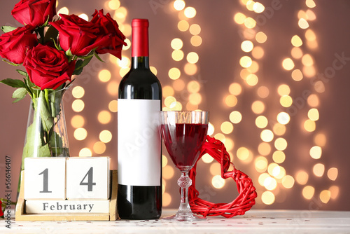 Romantic valentine's day ce...