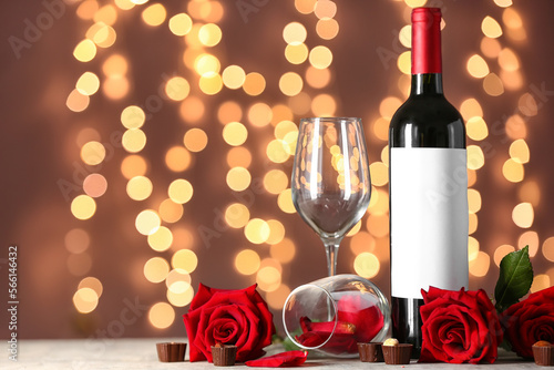Romantic valentine's day ce...