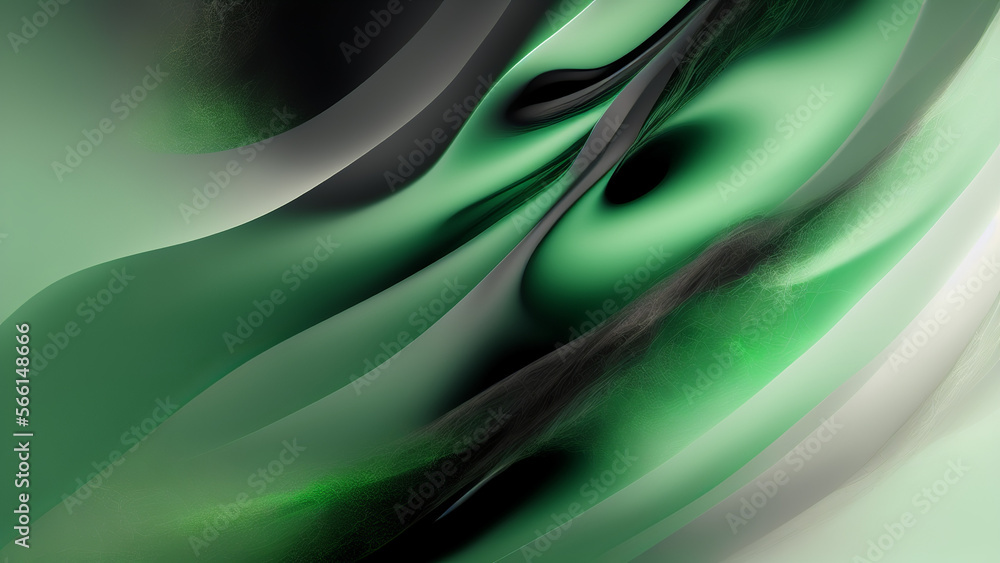 abstract green background - generative ai illustration abstract green background - generative ai illustration