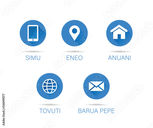 Contact Icons in Swahili