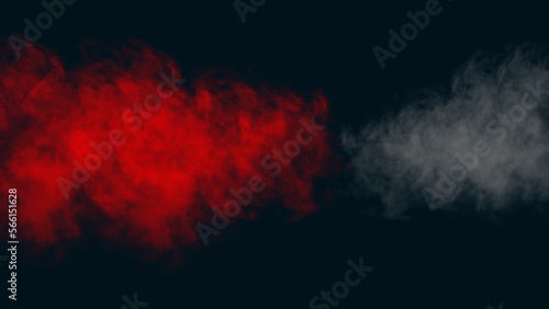 Colorful smoke background free space for text