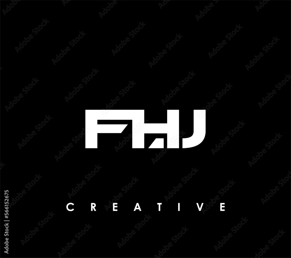 FHJ Letter Initial Logo Design Template Vector Illustration FHJ Letter Initial Logo Design Template Vector Illustration