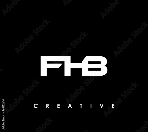 FHB Letter Initial Logo Design Template Vector Illustration